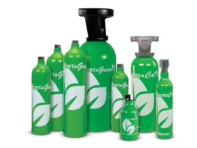 Go Green with PORTAGAS™ PORTAGREEN™ Recyclable Gas Cylinders