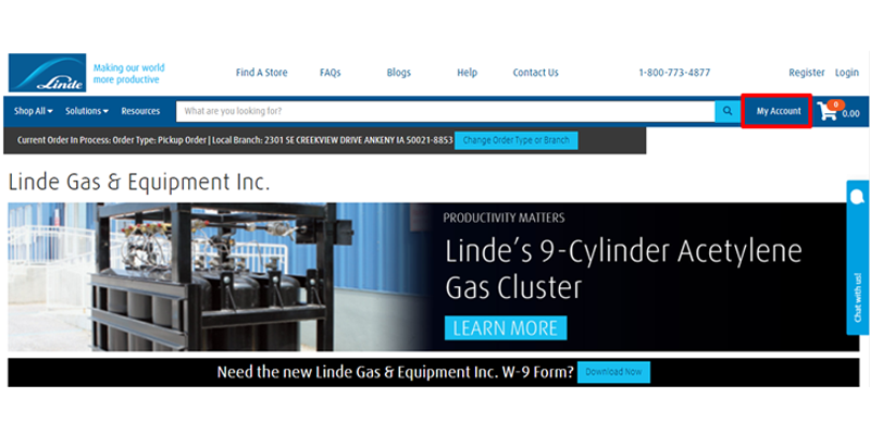 LindeDirect Home Page