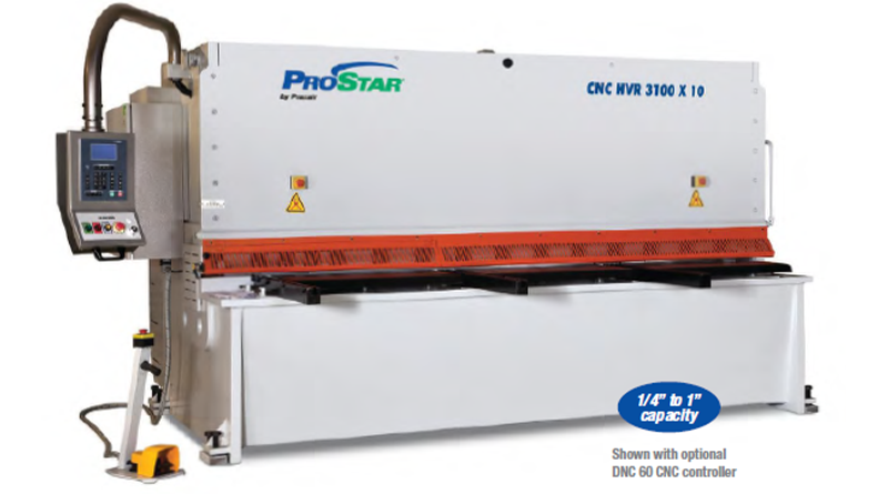 Praxair ProStar Hydraulic CNC Shears 800x445